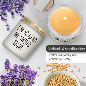 Valentines Day Gifts for Him Her, Funny Gift for Boyfriend Girlfriend Husband Wife Men Women, Romantic I Love You Gift for Birthday Anniversary Engagement Vday Couple Fiance, Lavender Scented Candle