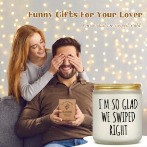 Valentines Day Gifts for Him Her, Funny Gift for Boyfriend Girlfriend Husband Wife Men Women, Romantic I Love You Gift for Birthday Anniversary Engagement Vday Couple Fiance, Lavender Scented Candle