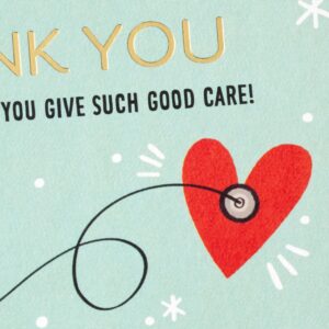 Hallmark Healthcare Thank You Card Pack (20 Blank Cards with Envelopes) for Nurses Day, Doctors, Physician Assistants, Medical Professionals