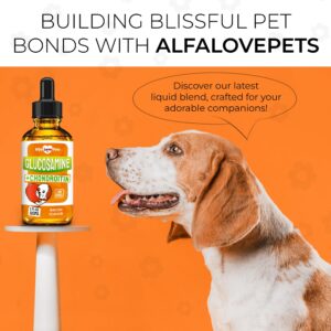 Glucosamine for Dogs ✿ Dog Joint Supplement ✿ Hip and Joint Supplement Dogs ✿ Glucosamine Chondroitin for Dogs ✿ Liquid Glucosamine for Dogs ✿ Glucosamine Chondroitin Dogs ✿ Bacon Flavor ✿ 2 Oz