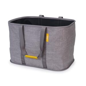 Joseph Joseph Hold-All Max Collapsible 55L Washing Laundry Basket Bag, Durable Fabric, Moisture Resistant, Grey