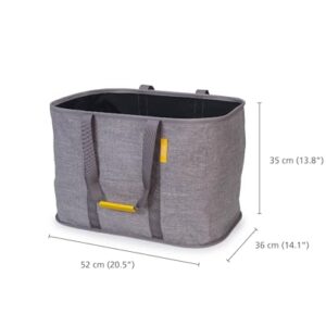 Joseph Joseph Hold-All Max Collapsible 55L Washing Laundry Basket Bag, Durable Fabric, Moisture Resistant, Grey