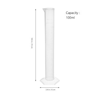 HEMOTON Triple Scale Hydrometer Plastic Test Jar Specific Hydrometer for Wine, Beer, Including 100ml Plastic Cylinder