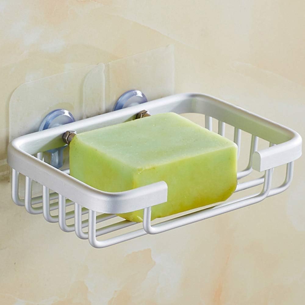 Gold Bar Soap Holder for Shower Wall,Stainless Steel Adhesive Soap Dish for Bathroom,Drill Free Soap Holder Storage Rack Soap Dishes Holders and Dispensers Bathroom Accessories