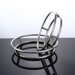 Stainless Steel Wok Ring Wok Rack Wok Stand, Round Shelf Cookware Ring for Pot Gas Stove Fry Pan, Round Shelf Home Wok Rack(23cm)