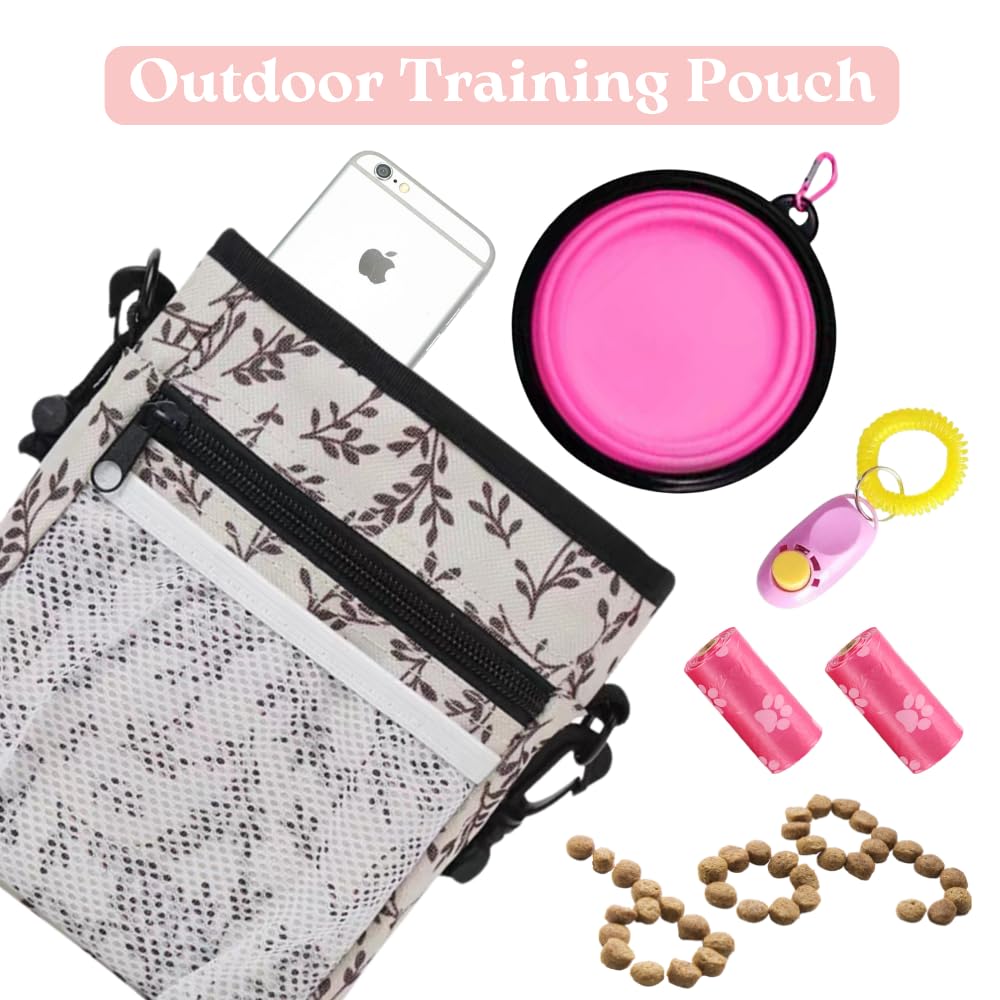 PupLuxe Puppy Starter Kit | Pink 22 Piece Puppy Kit Great for Dog Training Kit | A Great Welcome Puppy Gift | New Puppy Kit Great for First Time Owners and Experience Owners | New Dog Bundle