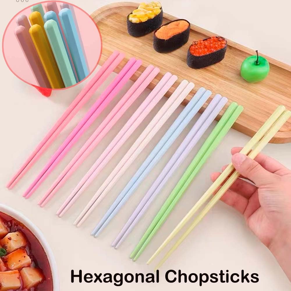 10 Pairs Reusable Chopstick Helpers Dishwasher Safe Training Chop sticks Adult Practice Chopsticks Beginners Right Left Handed Chinese Sticks Learning Chopsticks Holder with Clip Trainer