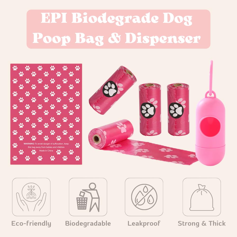 PupLuxe Puppy Starter Kit | Pink 22 Piece Puppy Kit Great for Dog Training Kit | A Great Welcome Puppy Gift | New Puppy Kit Great for First Time Owners and Experience Owners | New Dog Bundle