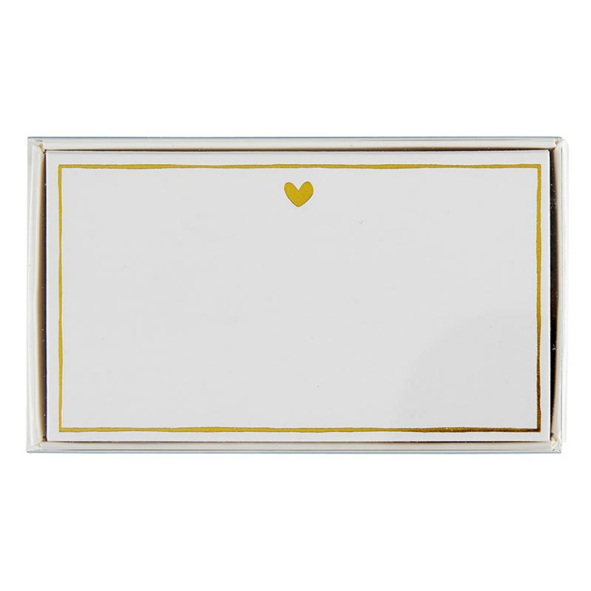 Santa Barbara Design Studio Place Cards Gold Foil Party Tabletop Décor Food Identifying or Name Card Set, 36-Count, Gold Heart