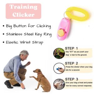 PupLuxe Puppy Starter Kit | Pink 22 Piece Puppy Kit Great for Dog Training Kit | A Great Welcome Puppy Gift | New Puppy Kit Great for First Time Owners and Experience Owners | New Dog Bundle