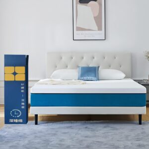 MZEER Queen Size Mattress, 6 Inch Queen Gel Memory Foam Mattress in A Box, Removable Fabric, for Sleeping MattressesQueen Size 70 * 80 * 6 Inches (Queen (U.S. Standard))