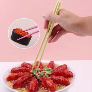 10 Pairs Reusable Chopstick Helpers Dishwasher Safe Training Chop sticks Adult Practice Chopsticks Beginners Right Left Handed Chinese Sticks Learning Chopsticks Holder with Clip Trainer