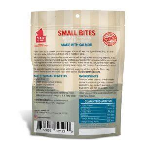 PLATO Small Bites Training Dog Treat Variety Pack, (1) 6oz Bag of Each: Salmon, Organic Chicken, Duck, Lamb, 1.5lb Total