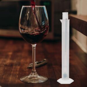 HEMOTON Triple Scale Hydrometer Plastic Test Jar Specific Hydrometer for Wine, Beer, Including 100ml Plastic Cylinder