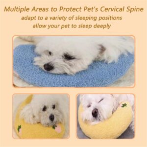 yoiar Cutated Cat Calming Pillow, Cutated Dog Calming Pillow, Cutated Pillow, Cutated Dog Neck Pillow, The Calming Pillow for Dogs Cutated, Cutated Calming Pillow for Cats (Yellow)