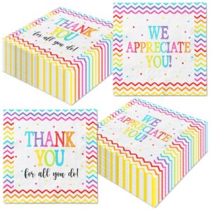 40pcs thanksgiving napkins thank you napkins disposable thankful paper napkins we appreciate you napkins thank you party decor appreciation napkins grateful to employee teacher doctor parents