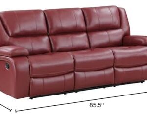 Coaster Camila Motion Sofa, Red