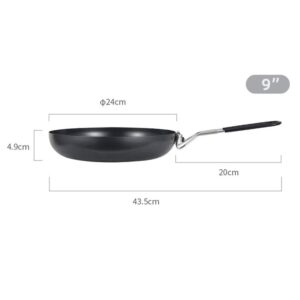 SHOWERORO 9 Inch Fry Pan 9 Frying Pan Grill Pan Iron Fried Eggs 9 Inch Skillet