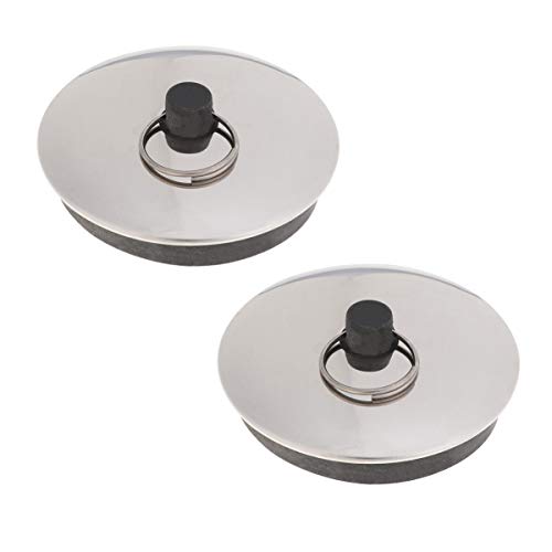 2Pcs Round Durable Tub Stopper Drain Plug Cover Sink Stopper for Kitchen Bathroom Bathtub Plugs