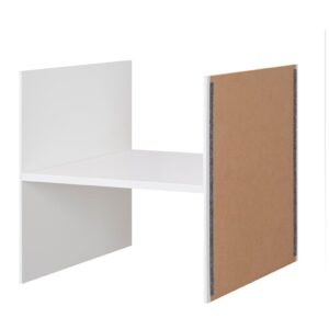 kallax insert with 1 shelf, white 33x33cm