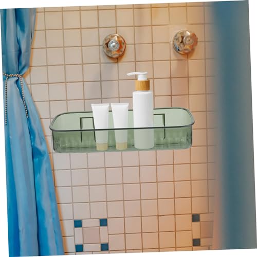 BRIGHTFUFU Bathroom Storage Box Kitchen Storage Wall Organizer Shower Wall-mounted Rack Bathroom Organizer Wall-mounted Bathroom Holder Storage Organizer Toilet Storage Rack Storage Stand