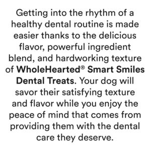 WholeHearted Smart Smiles Original Flavor Dog Treats 12 oz. Count of 13