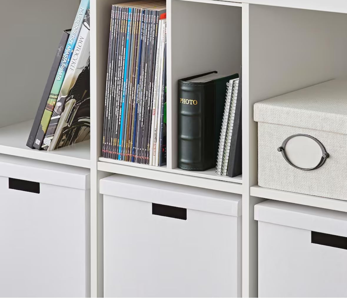 KALLAX Insert with 1 Shelf, White 33x33cm