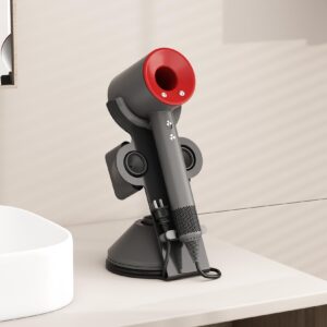 Moophy Supersonic Hair Dryer Stand Holder Compatible for Dyson, Blow Dryer Accessory Bathroom Organizer Storage Rack Compatible for Dyson hairdryer HD01 HD02 HD04 HD07 HD08 HD11 HD12 HD15 HD16 Care Tools