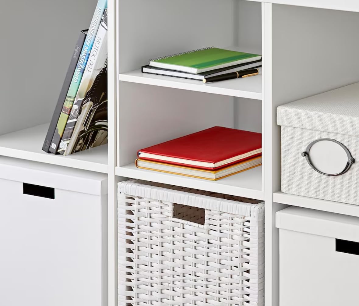 KALLAX Insert with 1 Shelf, White 33x33cm