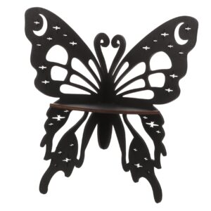 biudeco butterfly corner shelf wooden floating storage rack for wall decor rustic design for living office stylish butterfly wall decor and organizer