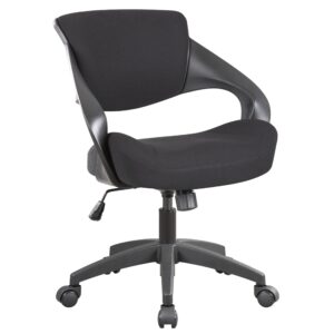 bojuzija ergonomic office computer desk chair,lumbar support 360°swivel task chair-black