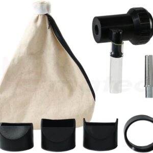 LE LEMATEC Sand Blaster Recycling Attachment Kit for Dustless Sandblasting, Includes Recycling Hood, Steel Nozzle and Storage Bag for All LE LEMATEC Sandblaster Models (AS118-9-1S)