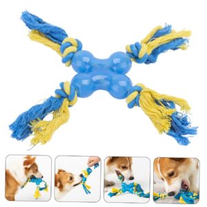 Housoutil Dog Bite Toy Pet Dog Chew Toy Dog Rope Dog Chewing Rope Toy Pet Chew Toys Dog Fetch Toy Tug and Dog Toy Puppy Interactive Toys Stuffed Toy Soft Child Dental Stick Cotton Rope