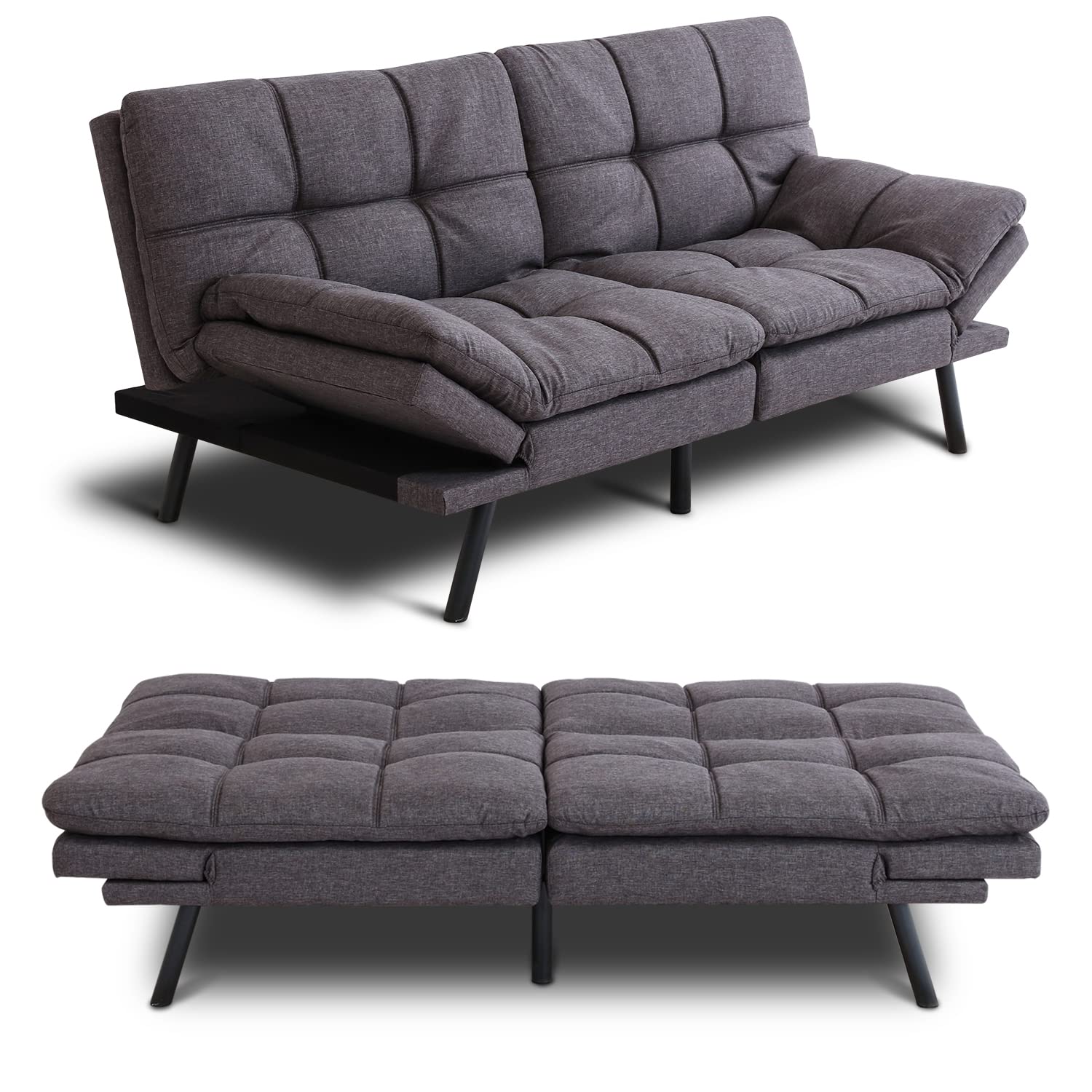 MUUEGM FQ-267-SOFA Grey-19-1 Sofabed, Grey