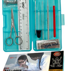 ArTLaB-Advanced Precision Dissection Kit - 25 pieces total. Stainless Steel Instruments perfect for Anatomy, Biology, Botany, Veterinary and Students -Dissecting Kit set