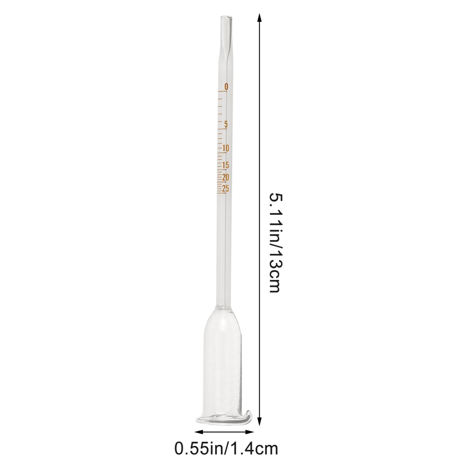 Healvian Vinometer for Wine, 0-25% Meter Tester Alcoholmeter Tester for Measuring The Percentage of in Wine