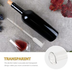 Healvian Vinometer for Wine, 0-25% Meter Tester Alcoholmeter Tester for Measuring The Percentage of in Wine