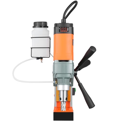 VEVOR Magnetic Drill, 1300W 1.6" Boring Diameter, 2922lbf/13000N 810 RPM Portable Electric Mag Drill Press, Drilling Machine for any Surface Home Improvement Industry Railway