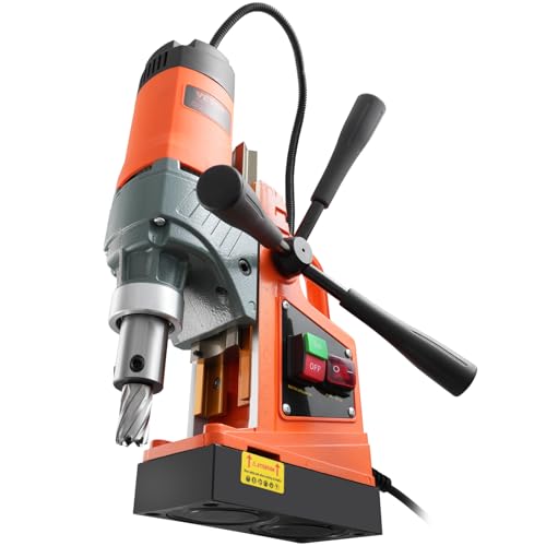 VEVOR Magnetic Drill, 1300W 1.6" Boring Diameter, 2922lbf/13000N 810 RPM Portable Electric Mag Drill Press, Drilling Machine for any Surface Home Improvement Industry Railway