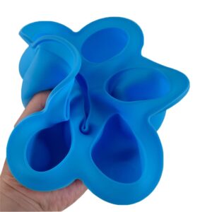 3 Pack 7 holes large Silicone Egg Bites silicone Mold with Lid - Perfect for Air Fryer - Reusable and Easy to Clean - Ideal for Pressure Cookers - Food Grade Silicone