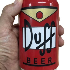 1pc DUFF BEER Cover Simpson Silicone Cooler Sleeve Hide a Beer 12oz 355mL