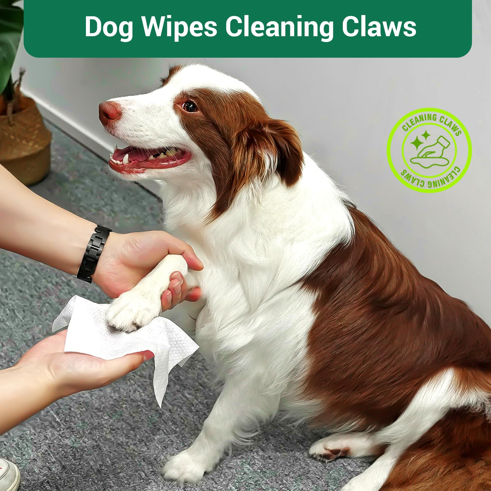 400 Unscented Dog Wipes for Paws and Butt Large Thick Puppy Wipes for Dogs Face and Body Dog Wipes Cleaning Deodorizing Cat Wipes Cleaning Fur and Butt Big Doggie Wipes Doggy Wipes Bum Dog Ear Wipes