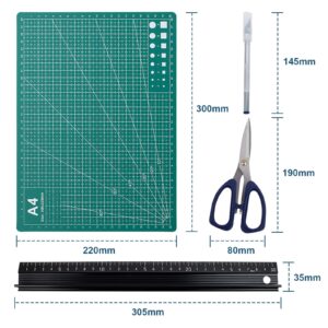 Yipscazo Smooth Tool Kit Designed for Cutting and Applying Self-Adhesive Backsplahs Tile on Various Materials