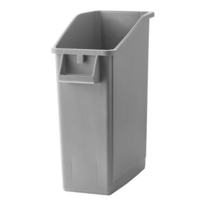 mix.home 23 gallon gray slim trash can restaurant trash can commercial trash can tall plastic trash can industrial trash can slim trash cans for kitchen large commercial garbage cans