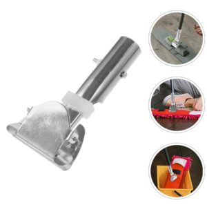 HOLIDYOYO Commercial Mop Clamps Stainless Steel Mop Bar Clamp Heavy Duty Mop Head Replacement Holder Change Mop Handle Gripper Mop Handle Adapter