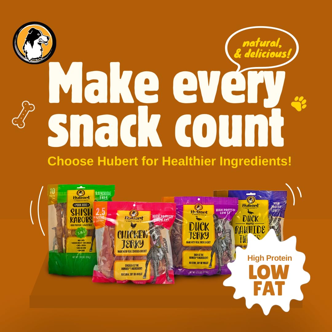 Hubert Pet Premium Cod Skin Crisps - Single Ingredient Natural Dog Treats for All Breeds, No Artificial Anything - 1.5 lbs Bag