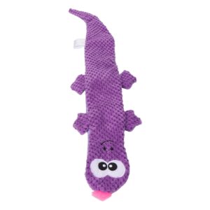 BORDSTRACT Interactive Squeaky Lizard Dog Toy, Engaging Chewable Fun for Dogs, Promotes Dental Health and Anxiety Relief(Purple)