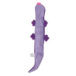 BORDSTRACT Interactive Squeaky Lizard Dog Toy, Engaging Chewable Fun for Dogs, Promotes Dental Health and Anxiety Relief(Purple)