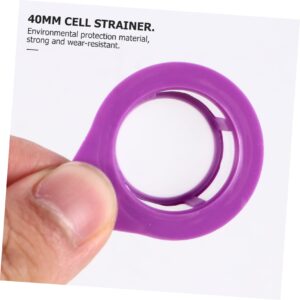 Healeved 1 Pc Cell Strainer Nylon Mesh Filter Mesh Strainer Kidney Stone Strainer Cell Straining Tool 40?m Laboratory Parts Experiment Tool Disposable Supplies Product Purple