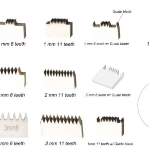 Crosshatch Cutting blade Cross-Cut Blades 1-edge Cross-Cut Blade (2 mm / 11 teeth)